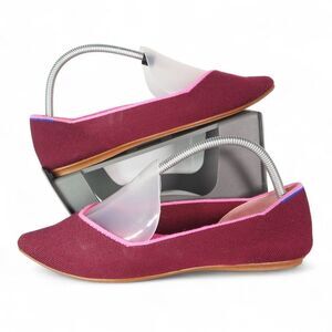 Rothy's The Point Merino Collection Slip-on Shoes "Currant / Pink" Women's 9